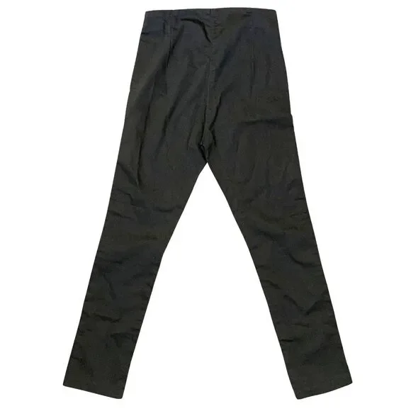 H & M Women Grey Slim fit Pants Side Zip Size 6 - Picture 2 of 8